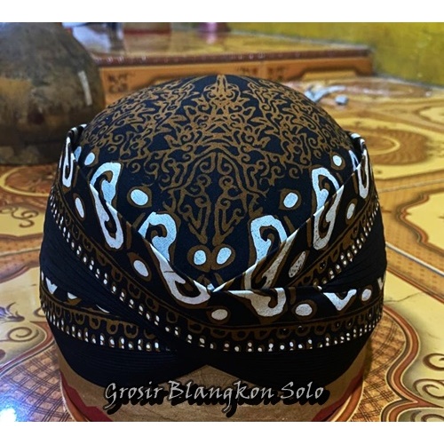 Blangkon Solo Perbawan Alusan Motif Modang