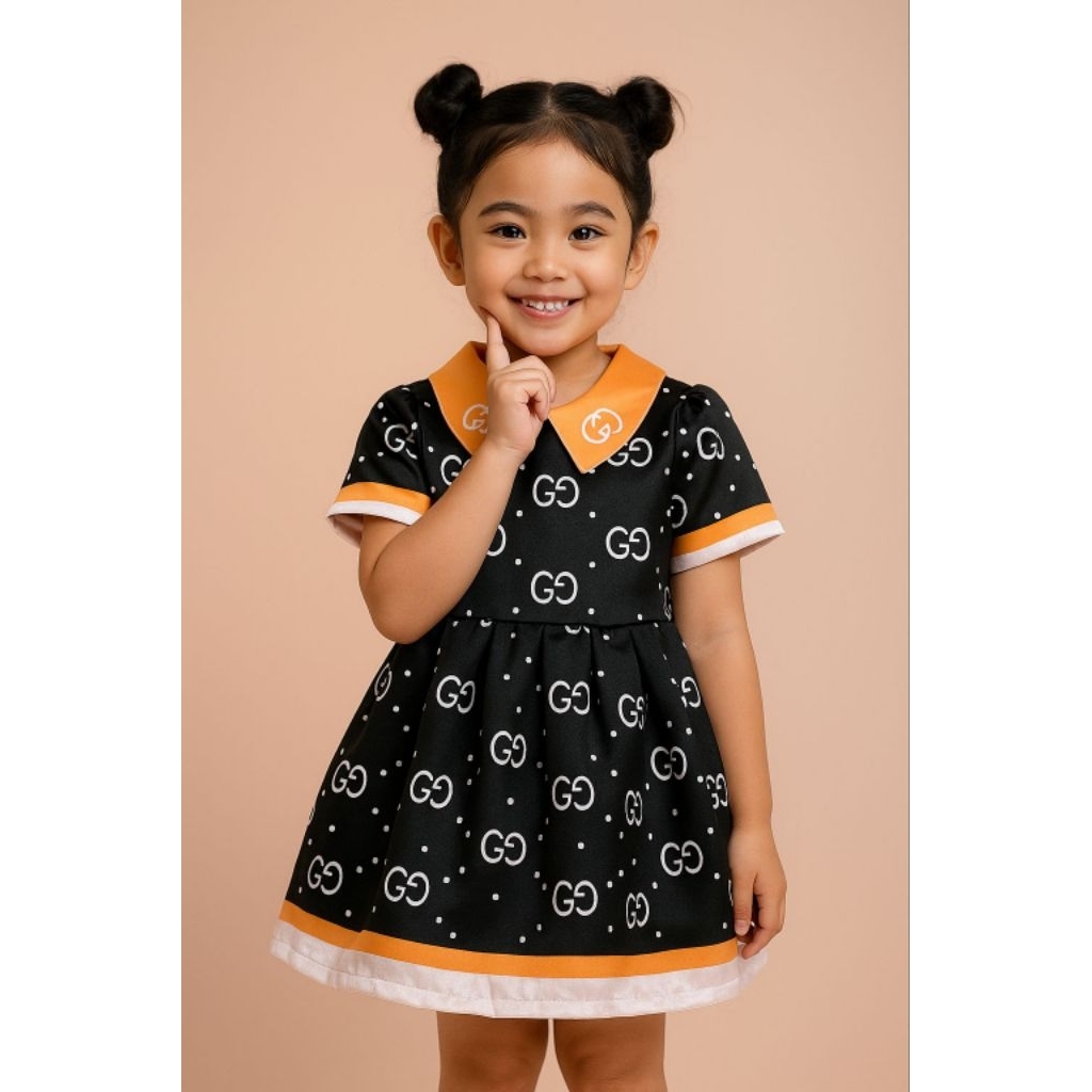 Dress anak perempuan premium import 1 tahun -8tahun/dress dior anak perempuan