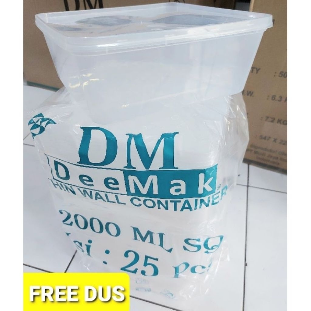 Thinwall DM 2000ML Square/Thinall DM 2000ML KOTAK
