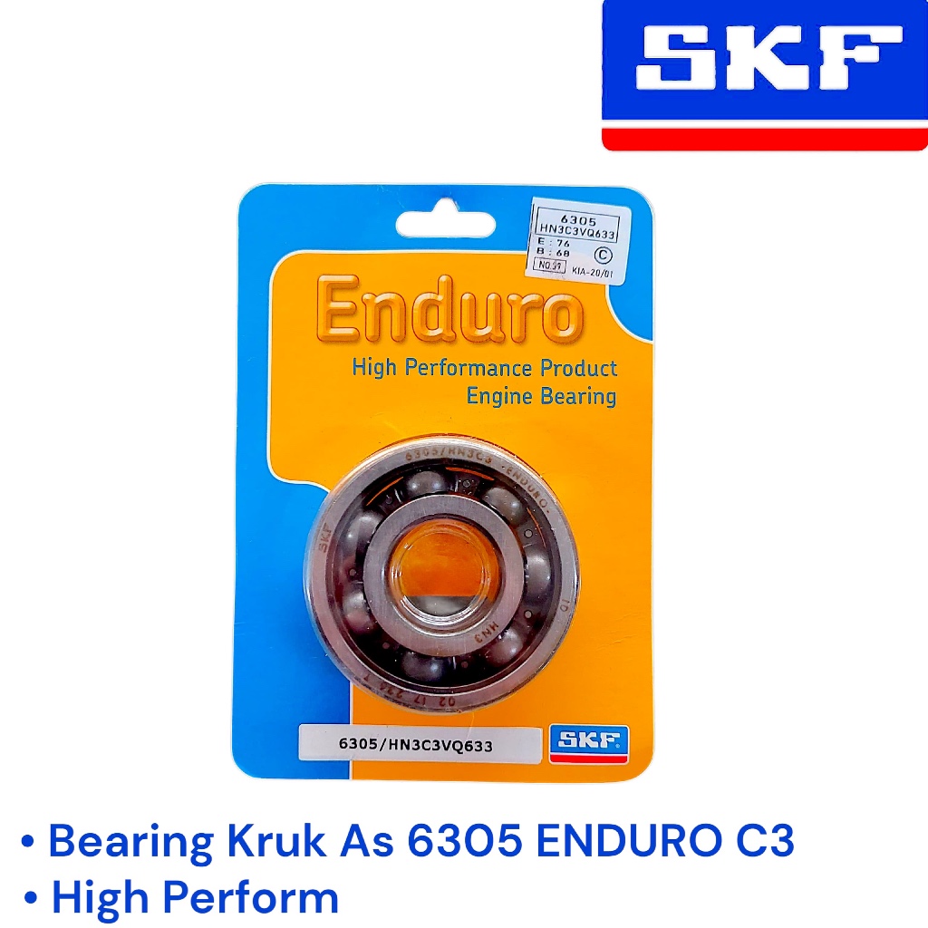 Bearing Laher 6305 C3 SKF Enduro High Performance - Laher Kruk As Vixion/Jup Mx SKF Enduro