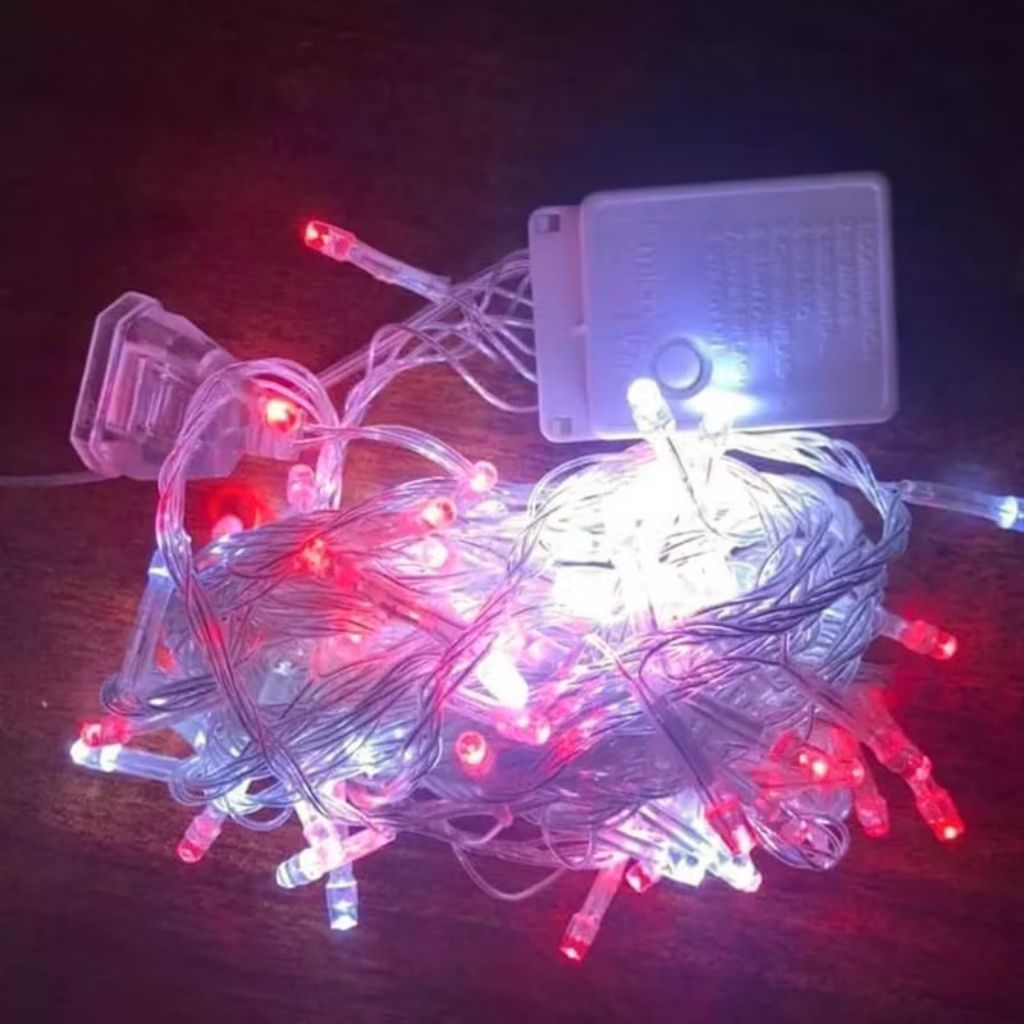 lampu 17 an merah putih 10 m