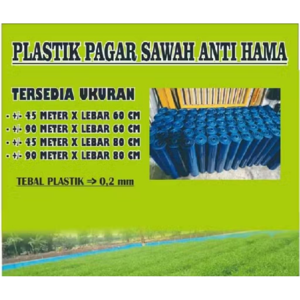 FIBER SAWAH // PELINDUNG SAWAH DARI TIKUS // bahan // FIBER SUPER PLASTIK TOP