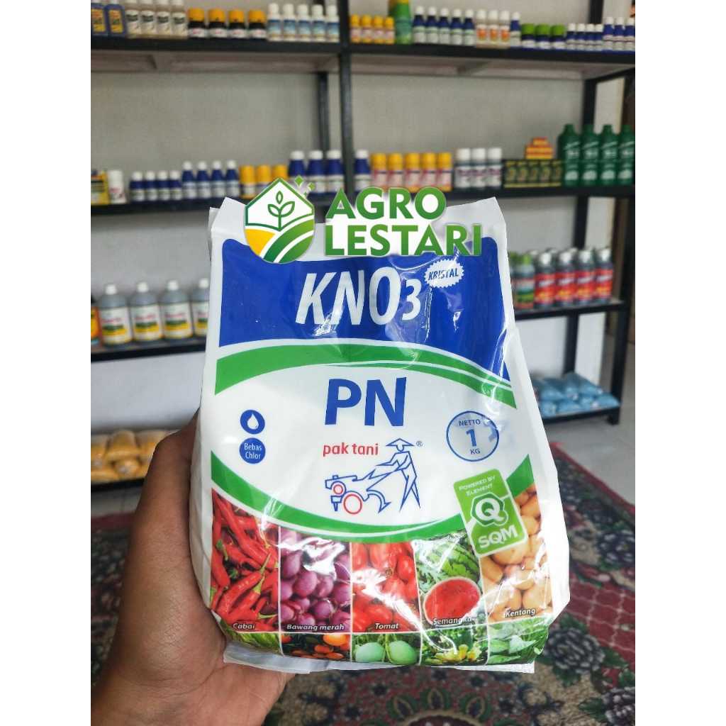 PUPUK KNO3 PN CRYSTAL PAK TANI 1 KG / PUPUK KNO 3 PUTIH