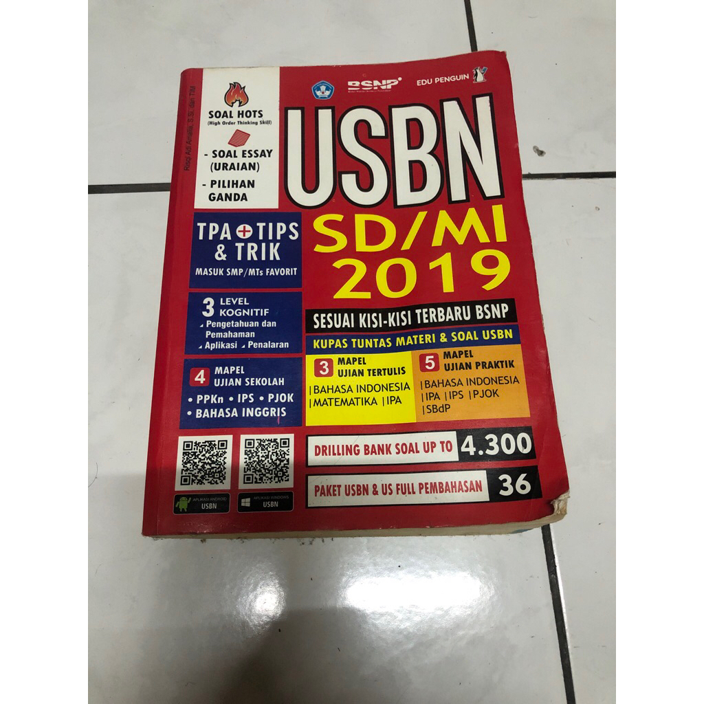buku USBN SD 2019 kupas tuntas materi dan soal USBN
