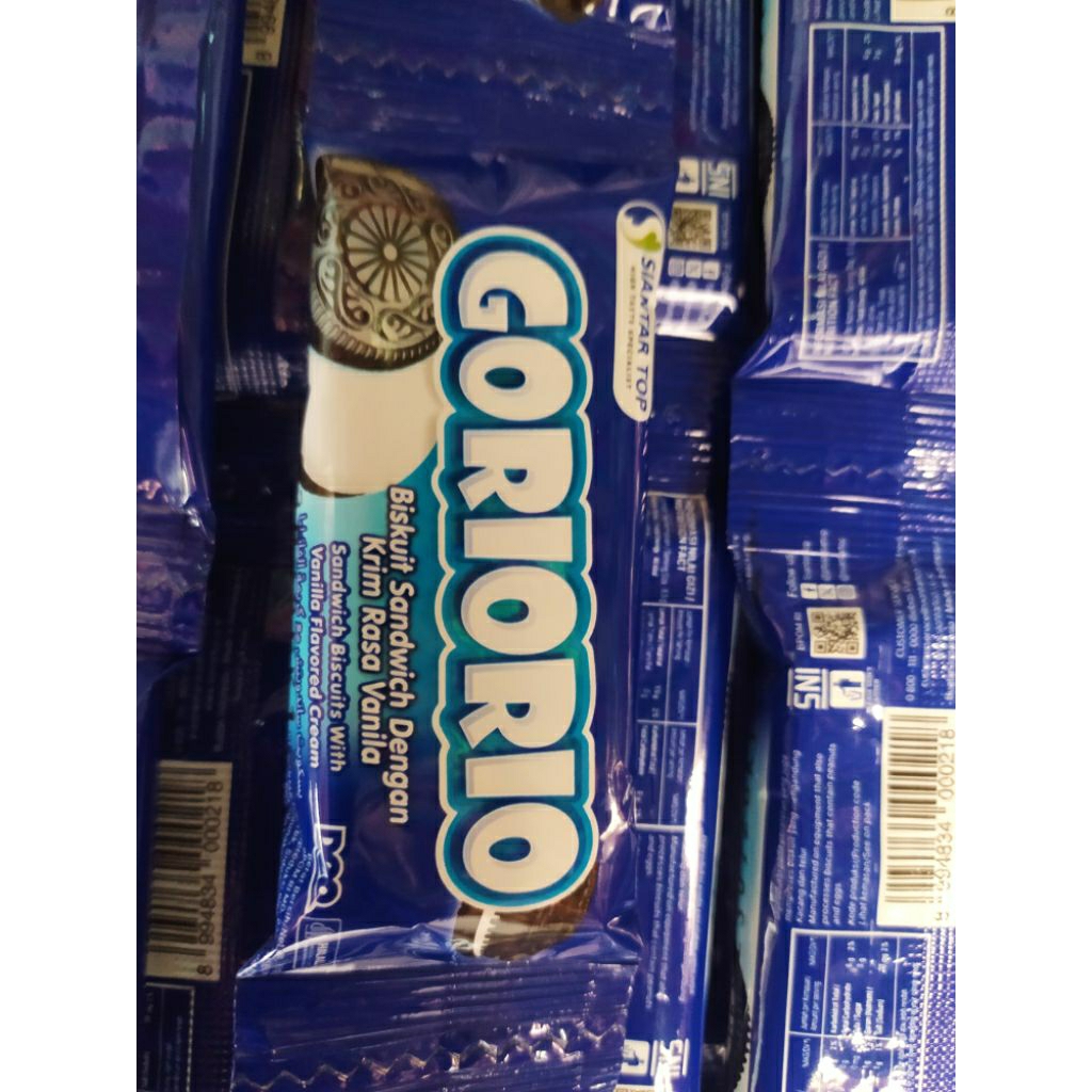 

Gorio rio cokelat 9gr (10pcs) /renceng /cemilan