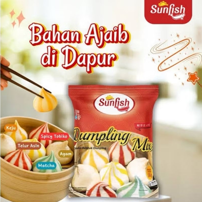 

Sunfish Dumpling Ikan Mix 5 Varian Rasa 500gr