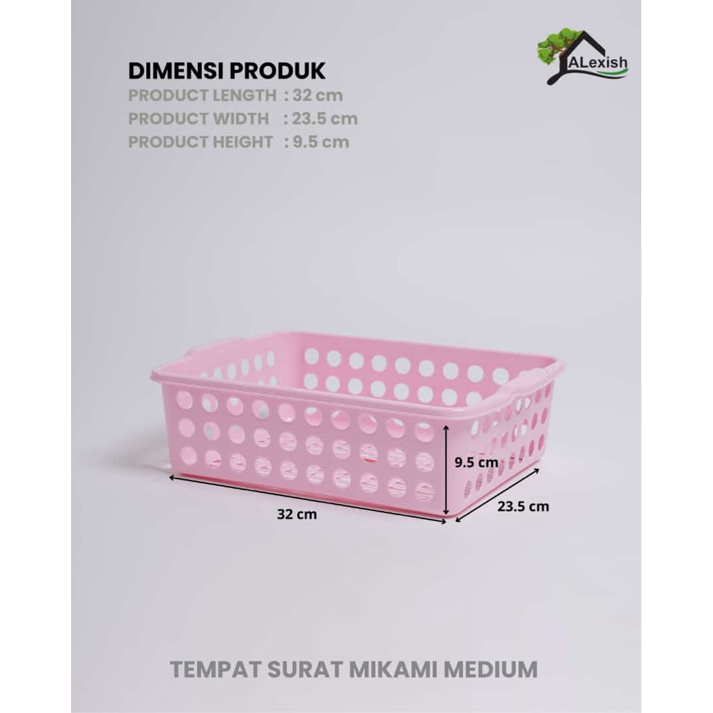 

TEMPAT SURAT/ KERANJANG SERBAGUNA/ KERANJANG ROTI PLASTIK