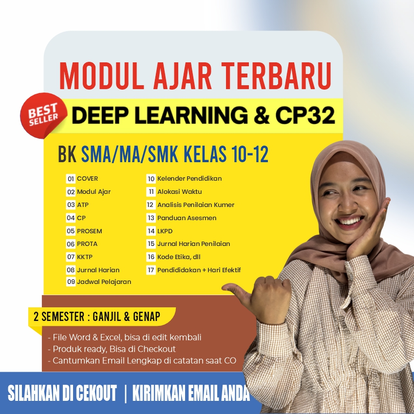 

MODUL AJAR / RPP DEEP LEARNING SMA/MA/SMK MAPEL BK KELAS X,XI DAN XII