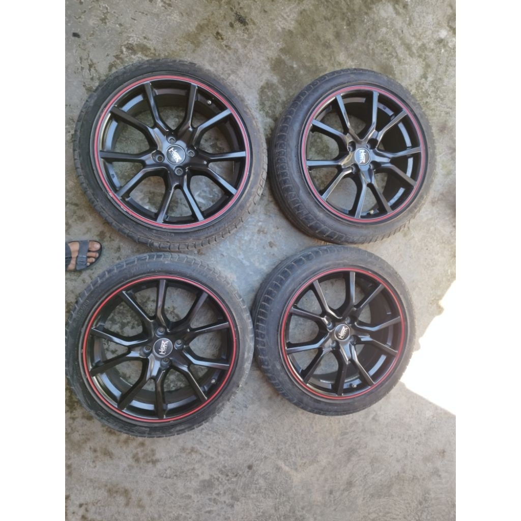 VELG HSR MISATO RING 17 PCD 4X100+Ban accelera phi r