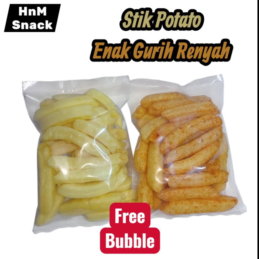

Stik Potato Rasa Bawang Gurih dan Pedas Cabai