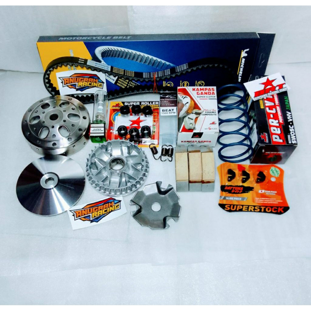 FULL UPGRADE CVT KIRIAN K44 BEAT ESP SCOOPY ESP BEAT STREET OLD VARIO 110 FI BEAT POP SCOOPY INJEKSI