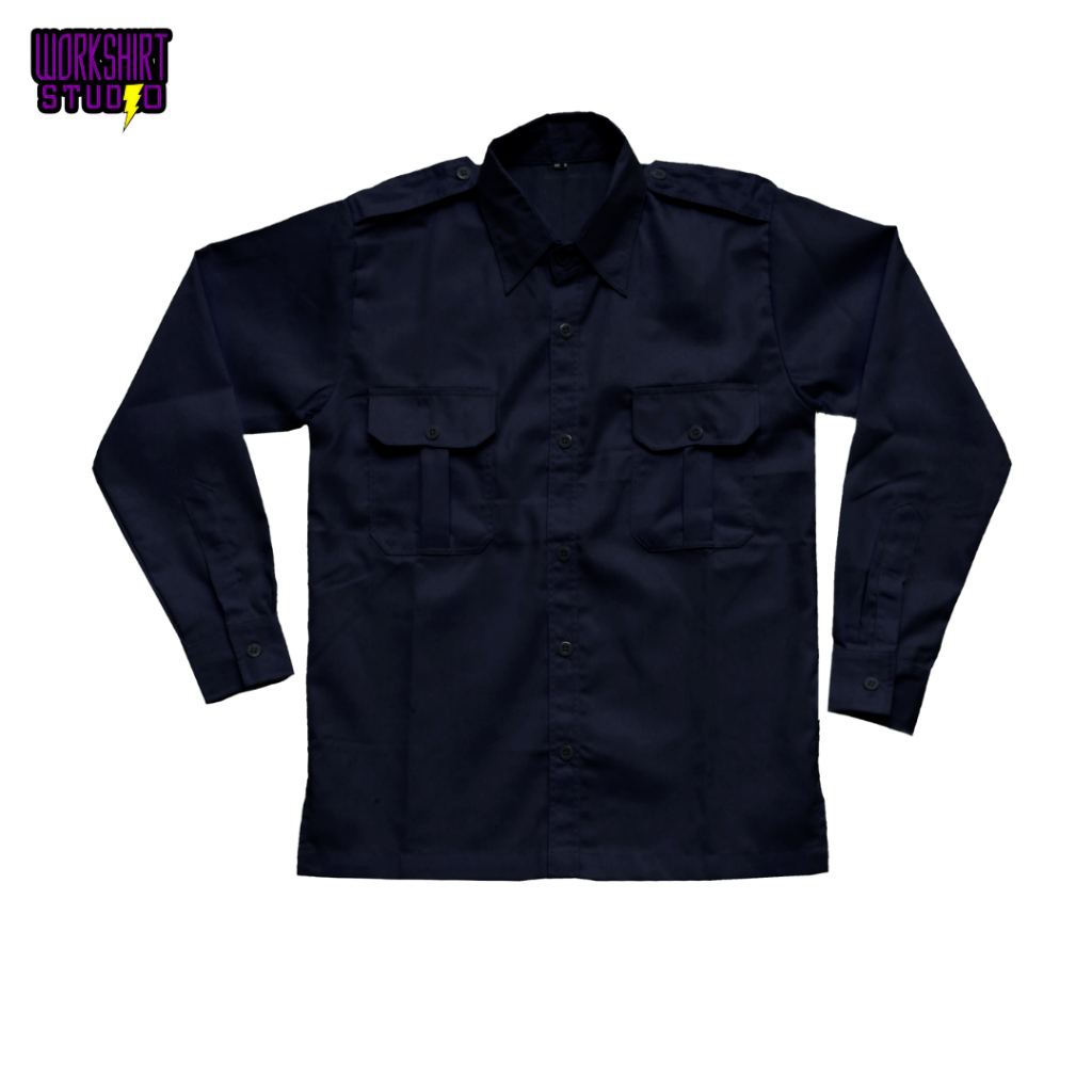 Kemeja PDH Pria Lengan Panjang / Kemeja PDL Pria Lengan Panjang / Kemeja Pria Lengan Panjang