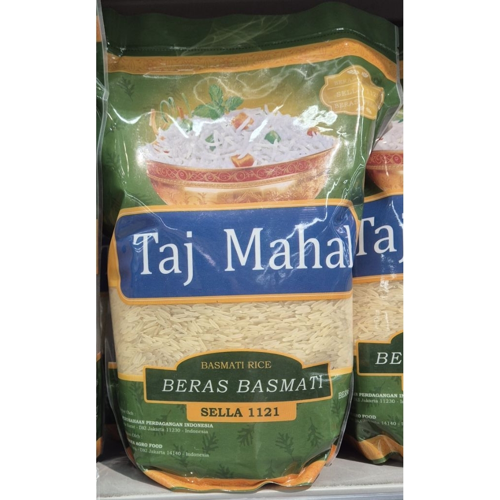 

Beras India Sella 1121 TAJ MAHAL Basmati Rice Sella 1121 2 kg - HK-PC