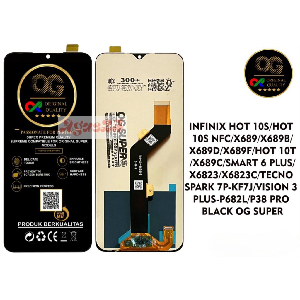 LCD INFINIX HOT 10S/HOT10S NFC/SMART 6+ LCD TOUCHSCREEN ORIGINAL