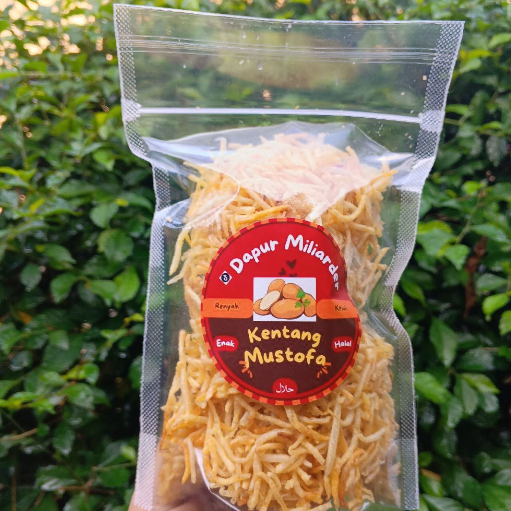 

Kentang Mustofa pedas manis 100gram/kripik kentang/lauk nasi/cemilan kering
