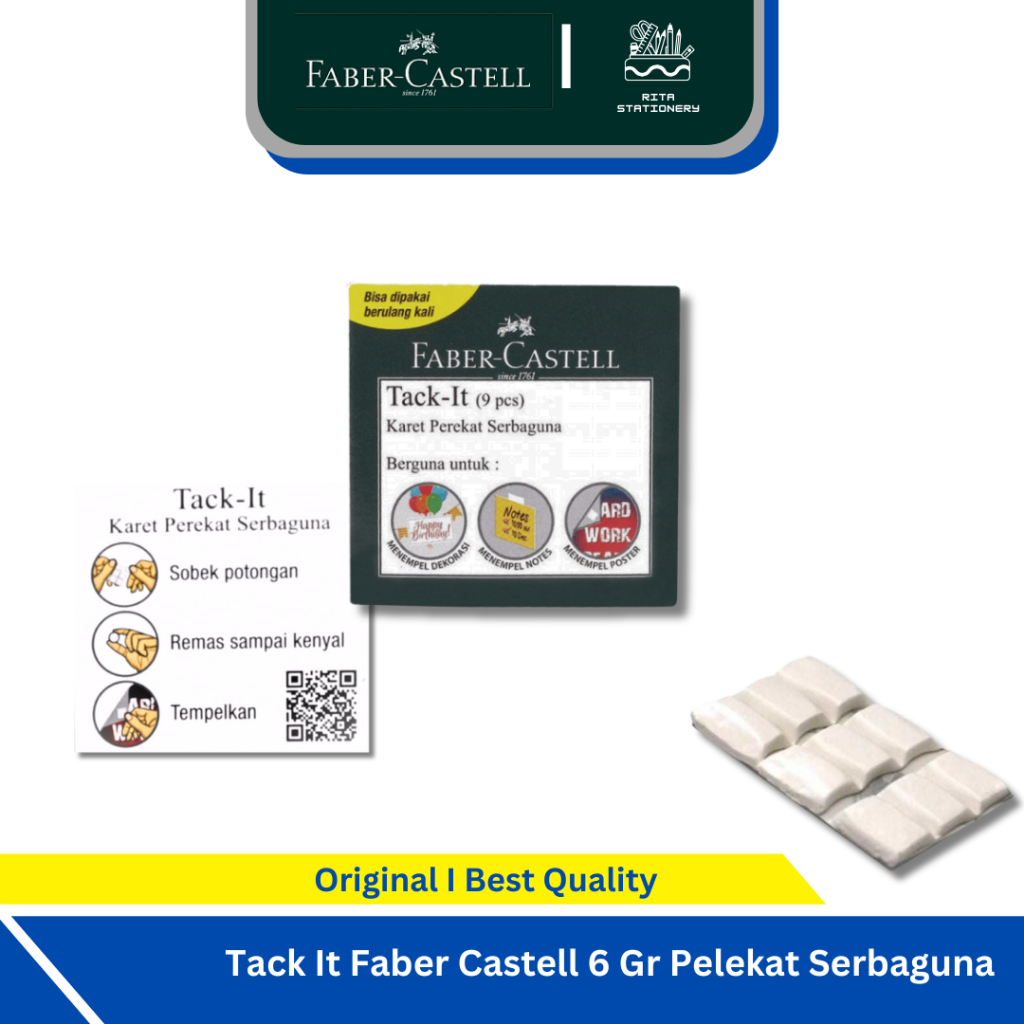 

Tack It Faber Castell 6 Gr Pelekat Serbaguna