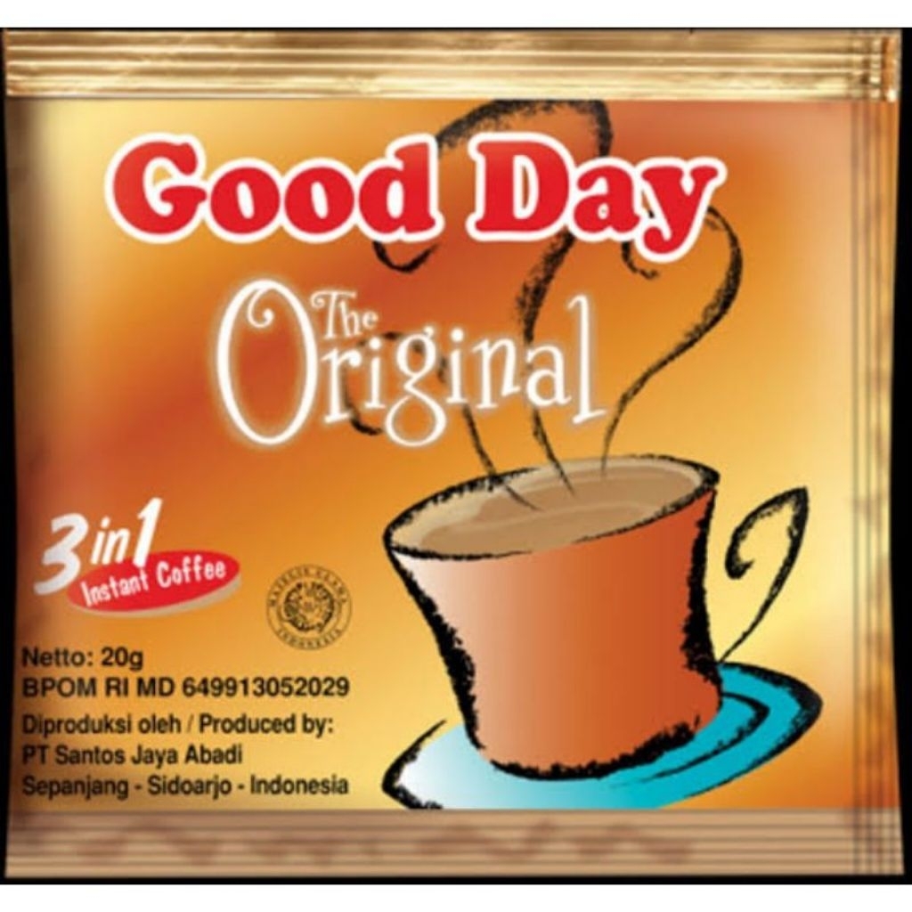 

Good Day Original 20gr, 1 Renteng isi 10 Sachet