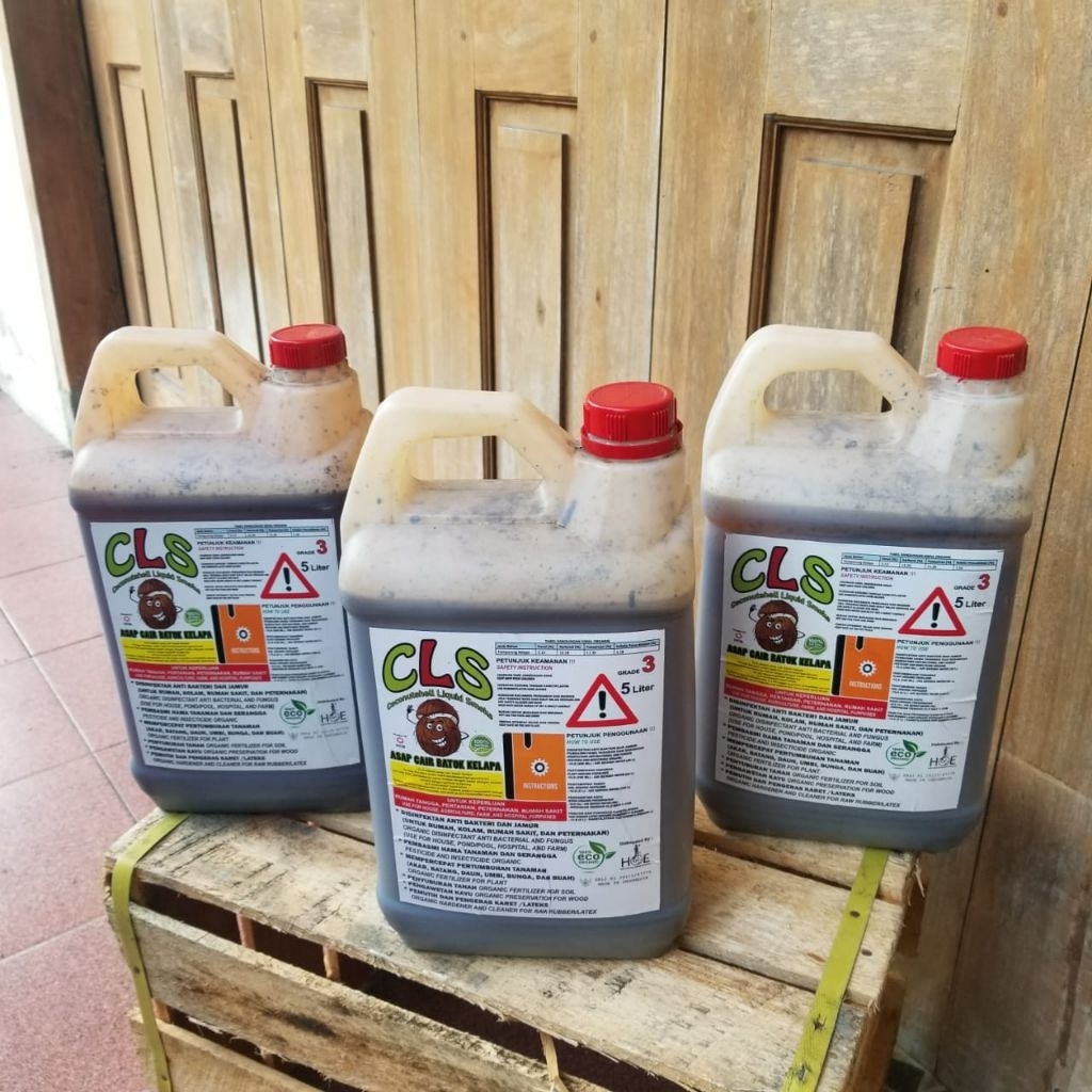 Cuka kayu batok kelapa asap cair 5 Liter