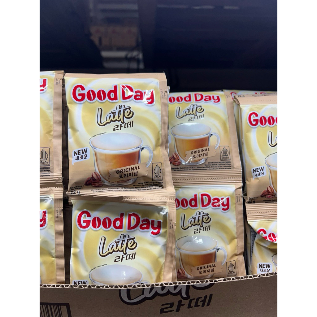 

GOODDAY LATTE original 1 renteng (10 pcs)