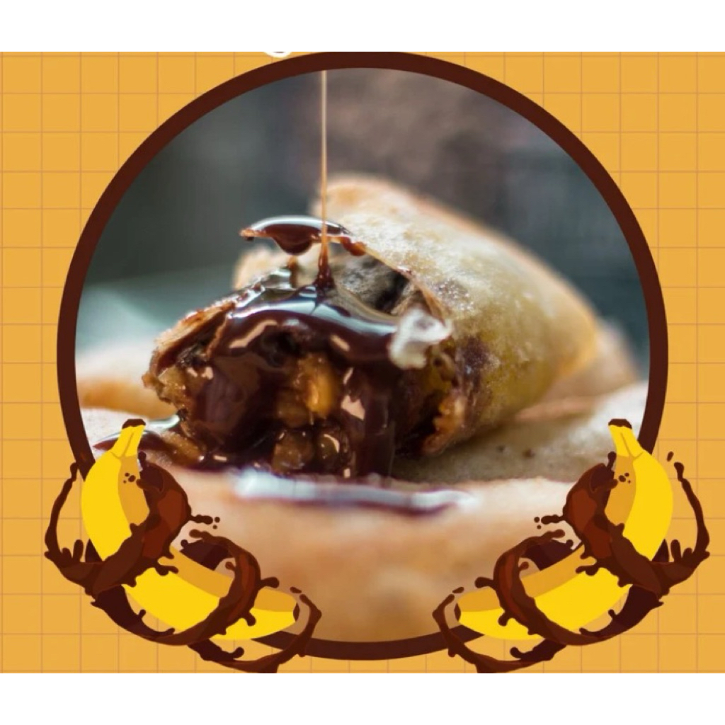 

Pisang Mix Max ( Nutella,keju, coklat, bengbeng )