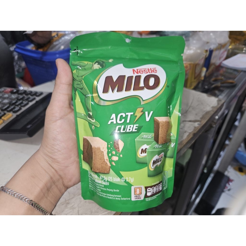 

milo cube isi 25 pcs pouch kemasan pabrik segel produksi indonesia lokal
