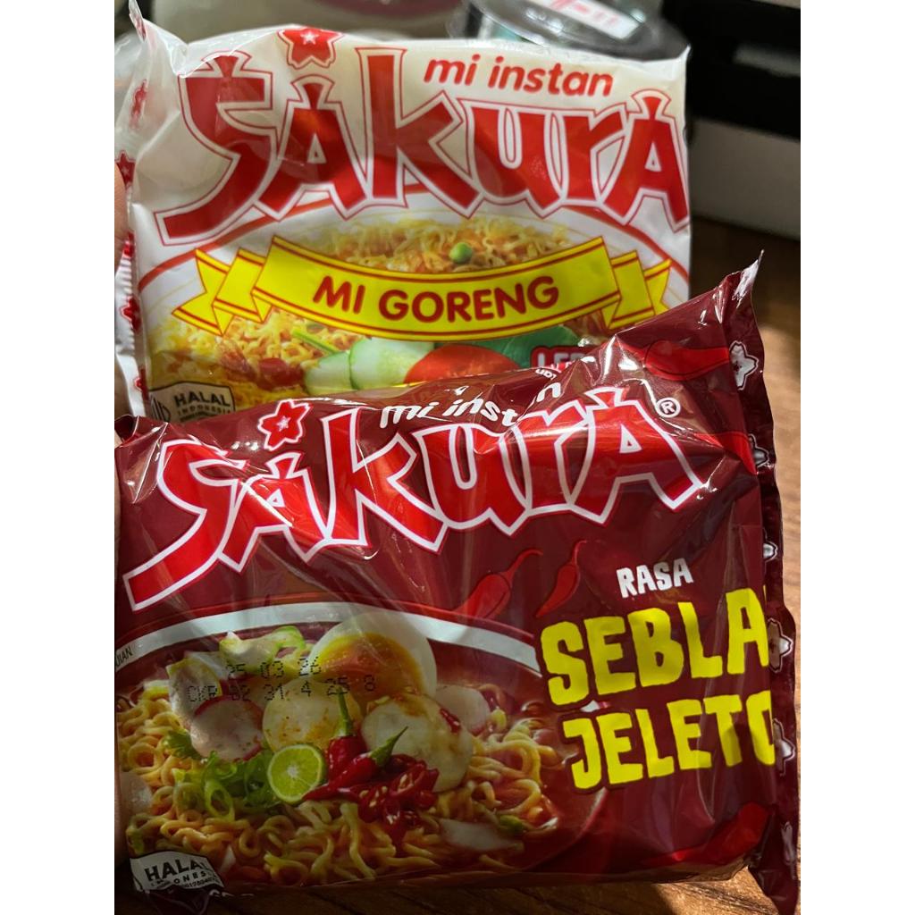 

1 Pcs Mie Instan Goreng Sakura Dan Seblak Jeletot 60 Gr