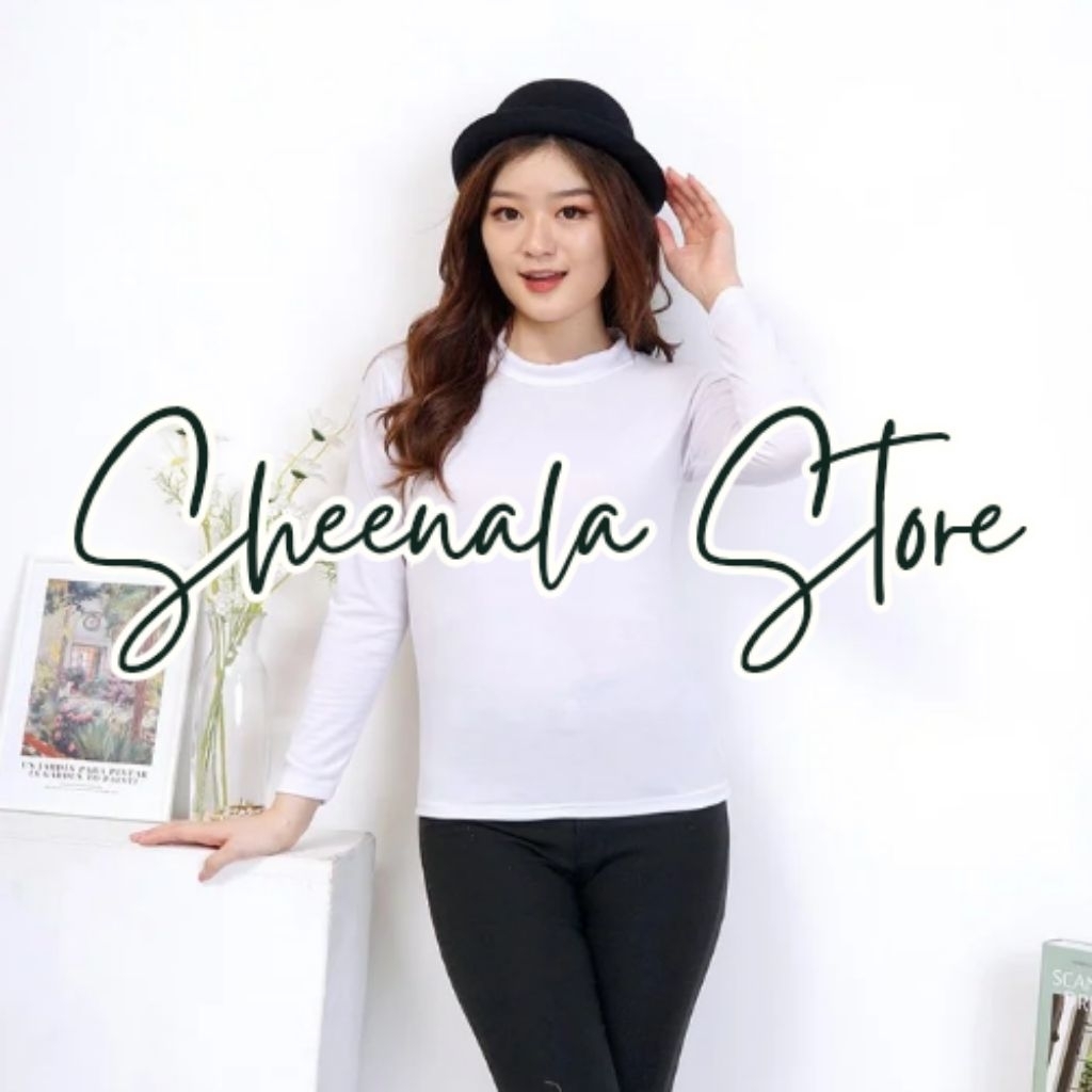 Manset Kaos Kerah Tinggi / Inner / Manset Baju Hight Neck / Manset Hitam / Manset Putih