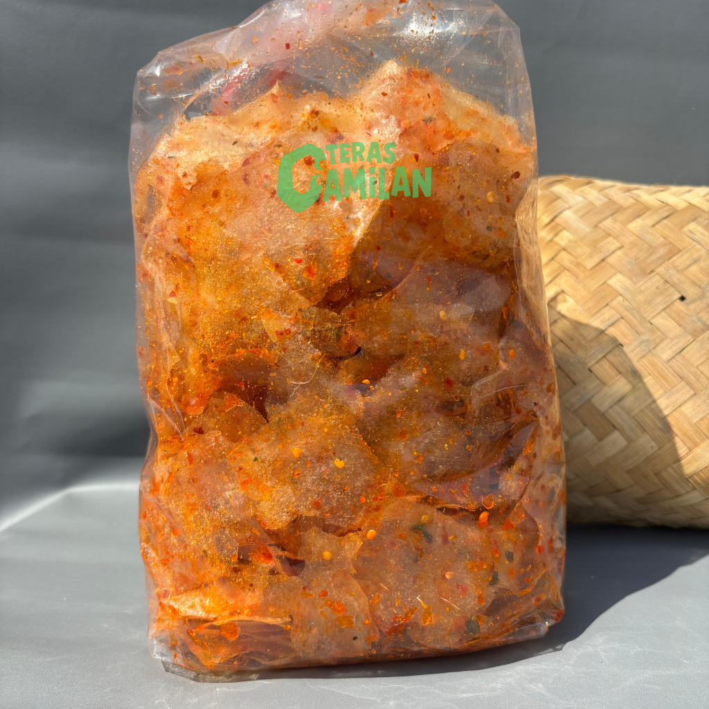 

Keripik Kaca Pedas Daun Jeruk 250Gram