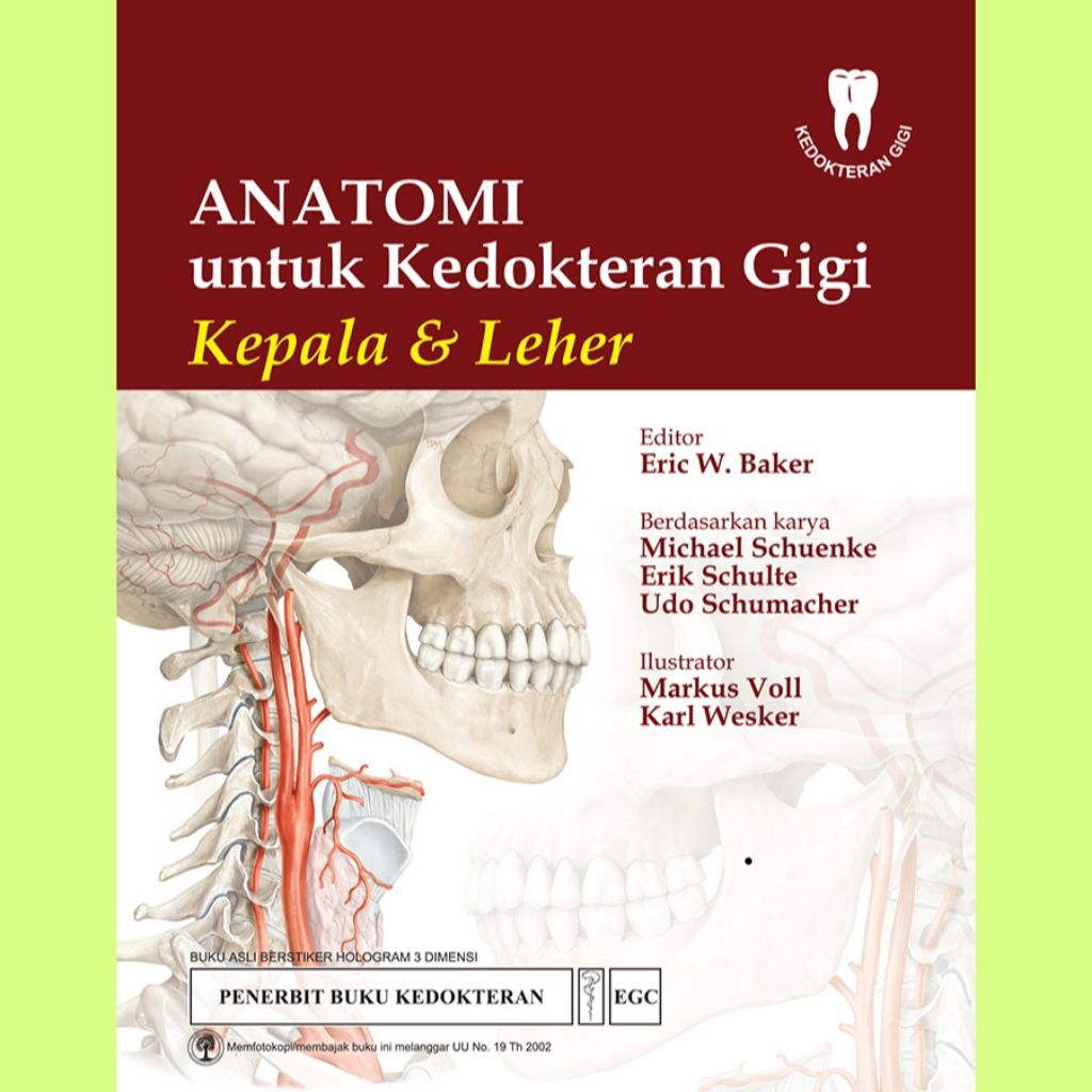 Buku EGC Original Anatomi untuk Kedokteran Gigi Kepala & Leher