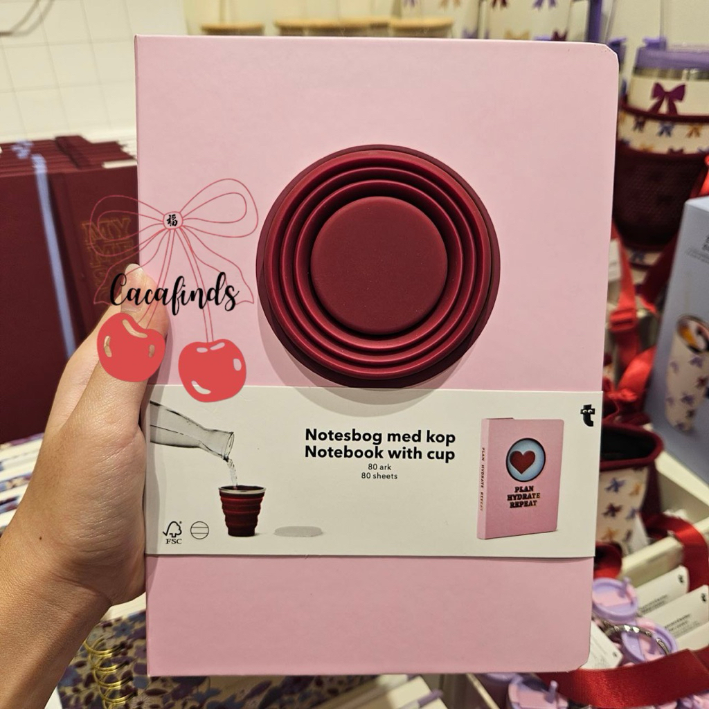 

FLYING TIGER‼️Buku Catatan dengan Gelas / Notebook With Cup Flying Tiger Collection