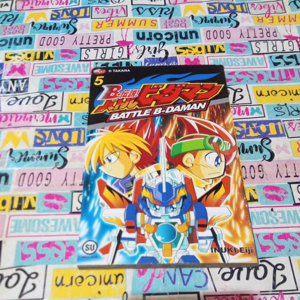 KOMIK B-LEGEND BATTLE B-DAMAN VOLUME 5 BY INUKI EIJI