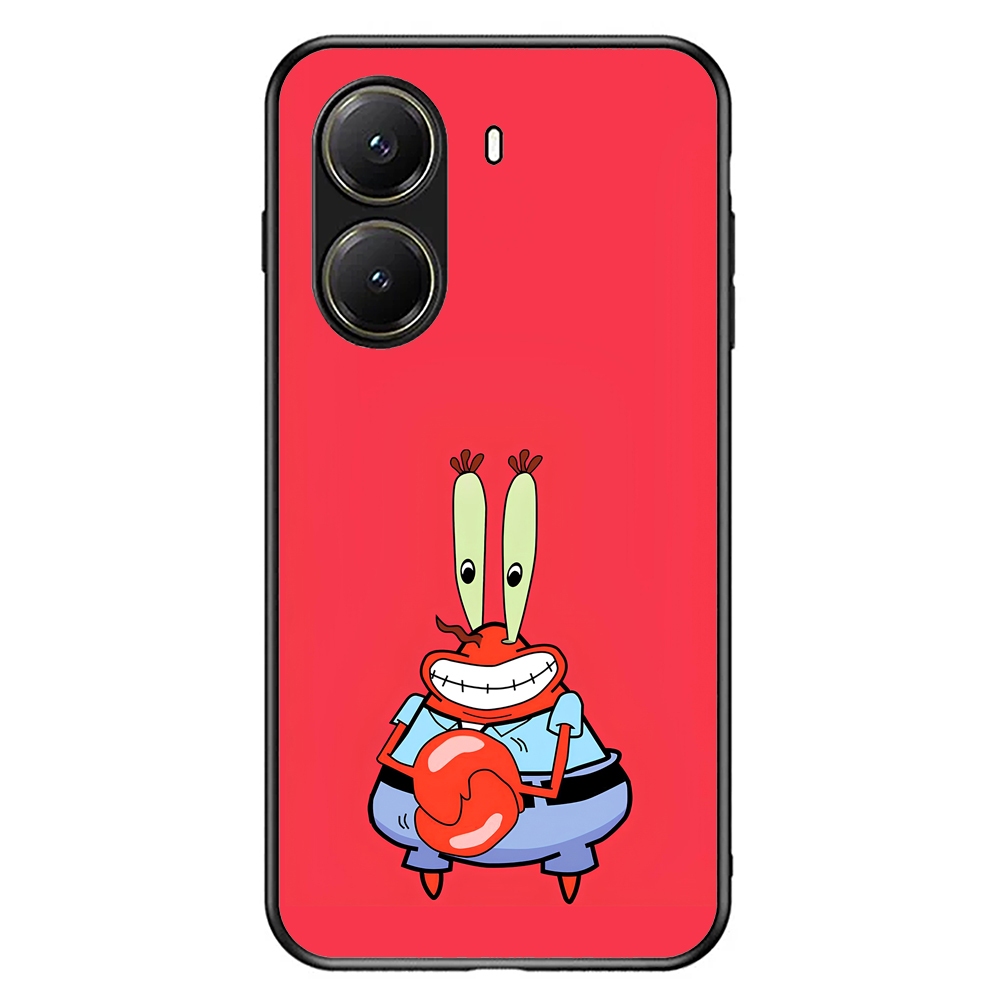 Phone Case POCO X7 X6 X5 X3 PRO GT 4G 5G TPU Rubber Softcase Mr Crab Spongebob