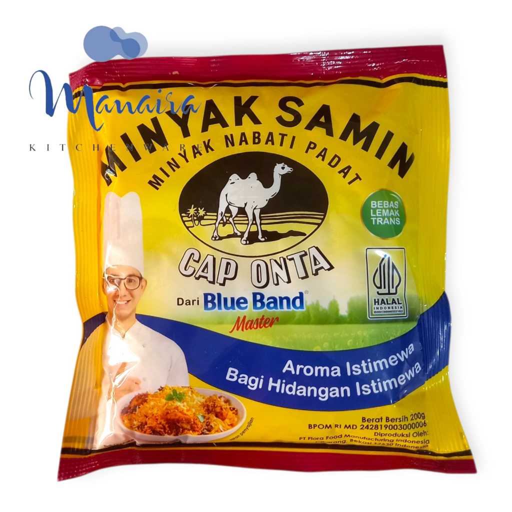 

Minyak Samin Cap Onta Sachet 200gr / Minyak Samin Cap Onta / MINYAK SAMIN BLUEBAND