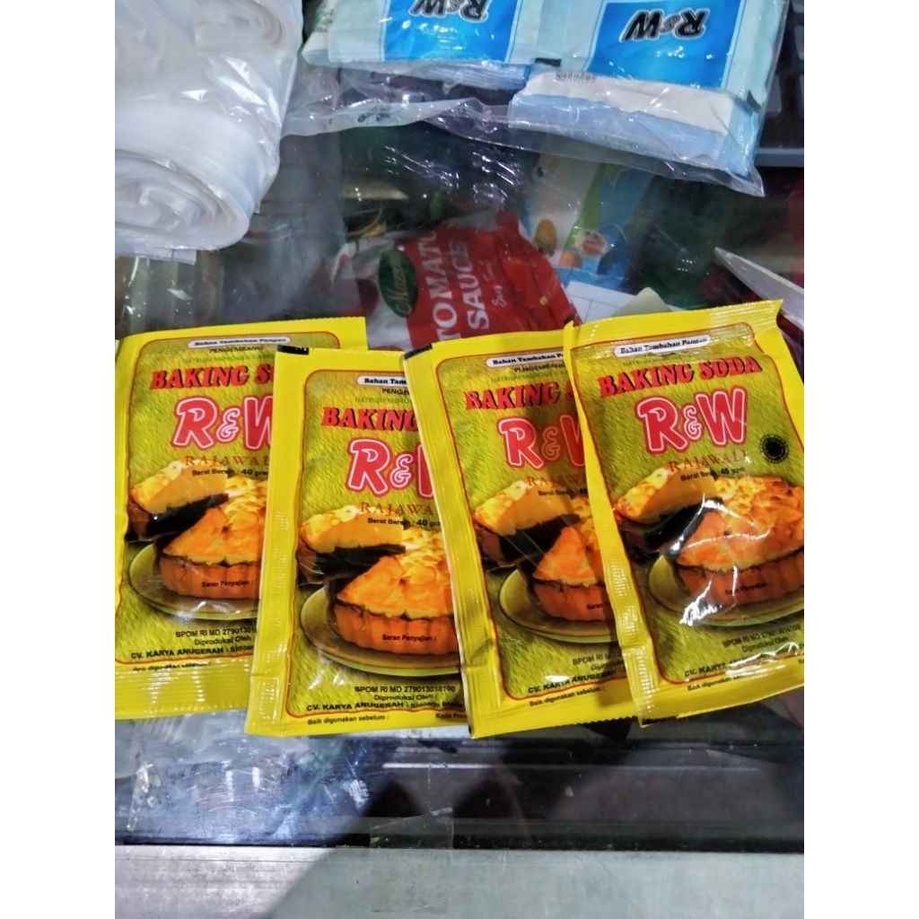 

Soda Kue atau Baking Soda Merk RW kemasan 40gr soda kue