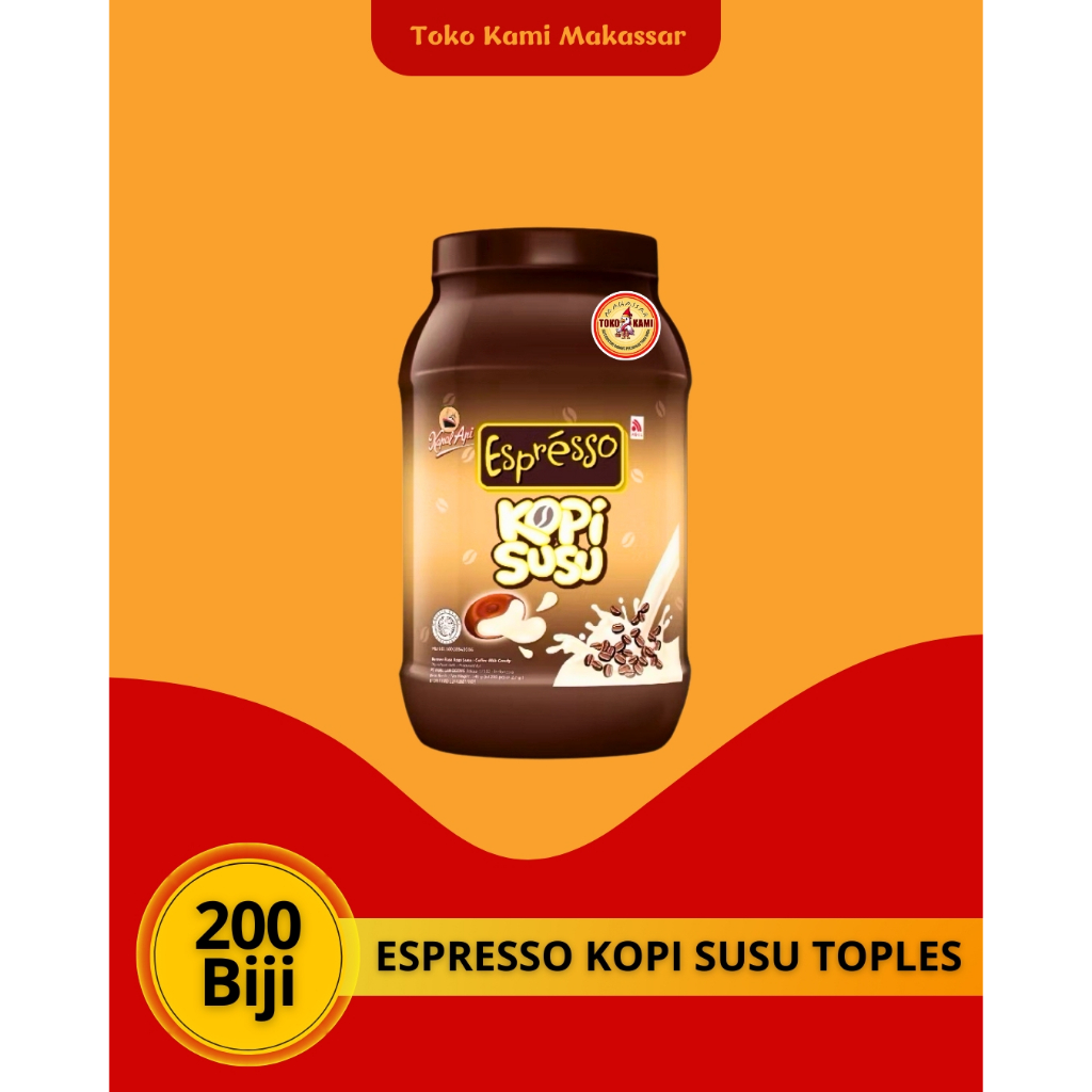 

PERMEN ESPRESSO KOPI SUSU TOPLES 200 Pcs GRATIS GELAS