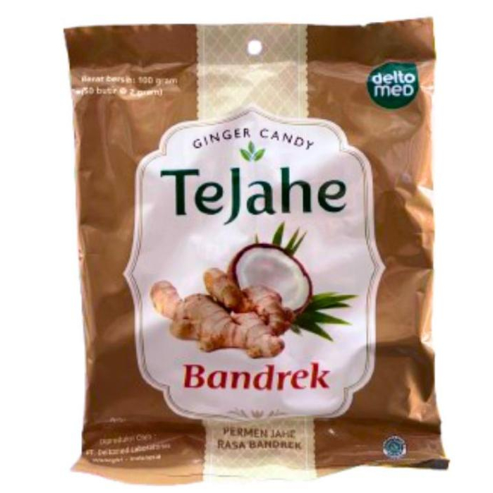 

Permen Herbal Tejahe Rasa Bandrek Jahe & Kelapa Bag 50 Butir Menghangatkan Tubuh Tenggorokan