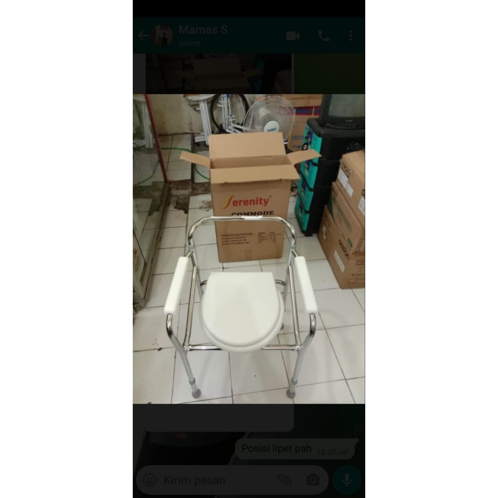 commode tempat bab lansia