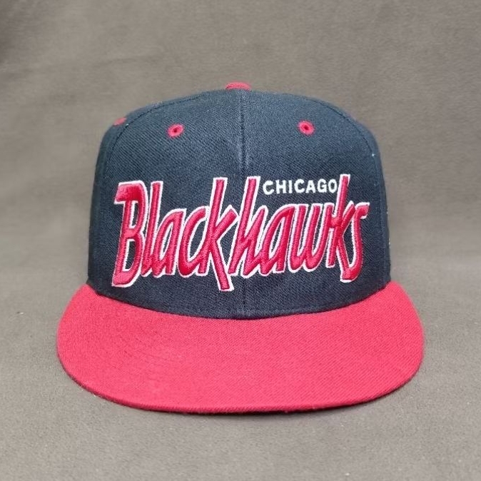 NHL Chicago Blackhawks Script Snapback Hat by 47 Brand