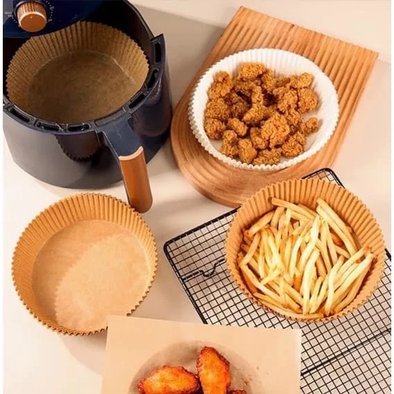 

Kertas Air Fryer Baking Paper Alas Tahan Minyak Sekali Pakai 50pcs Kertas Alas Airfryer Anti Lengket Serbaguna