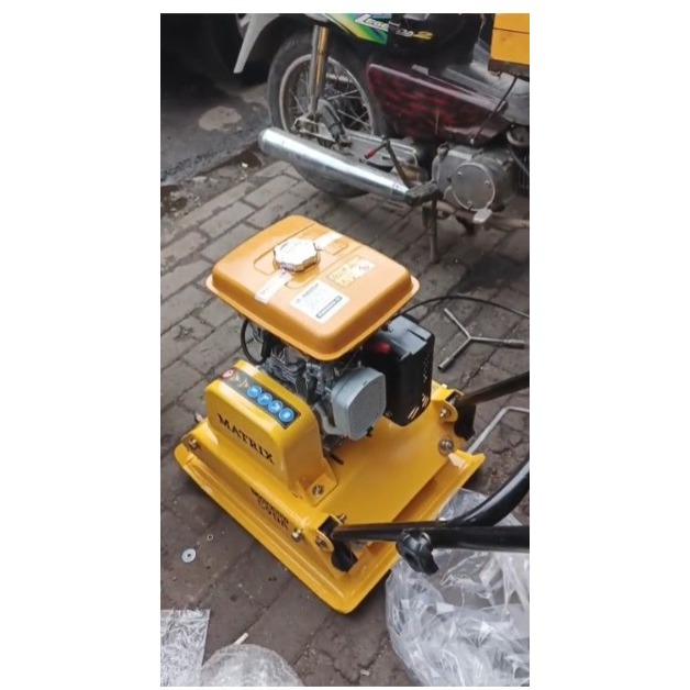 Mesin Stamper Matrix Pemadat Tanah + Engine Robin EY20 FullSet