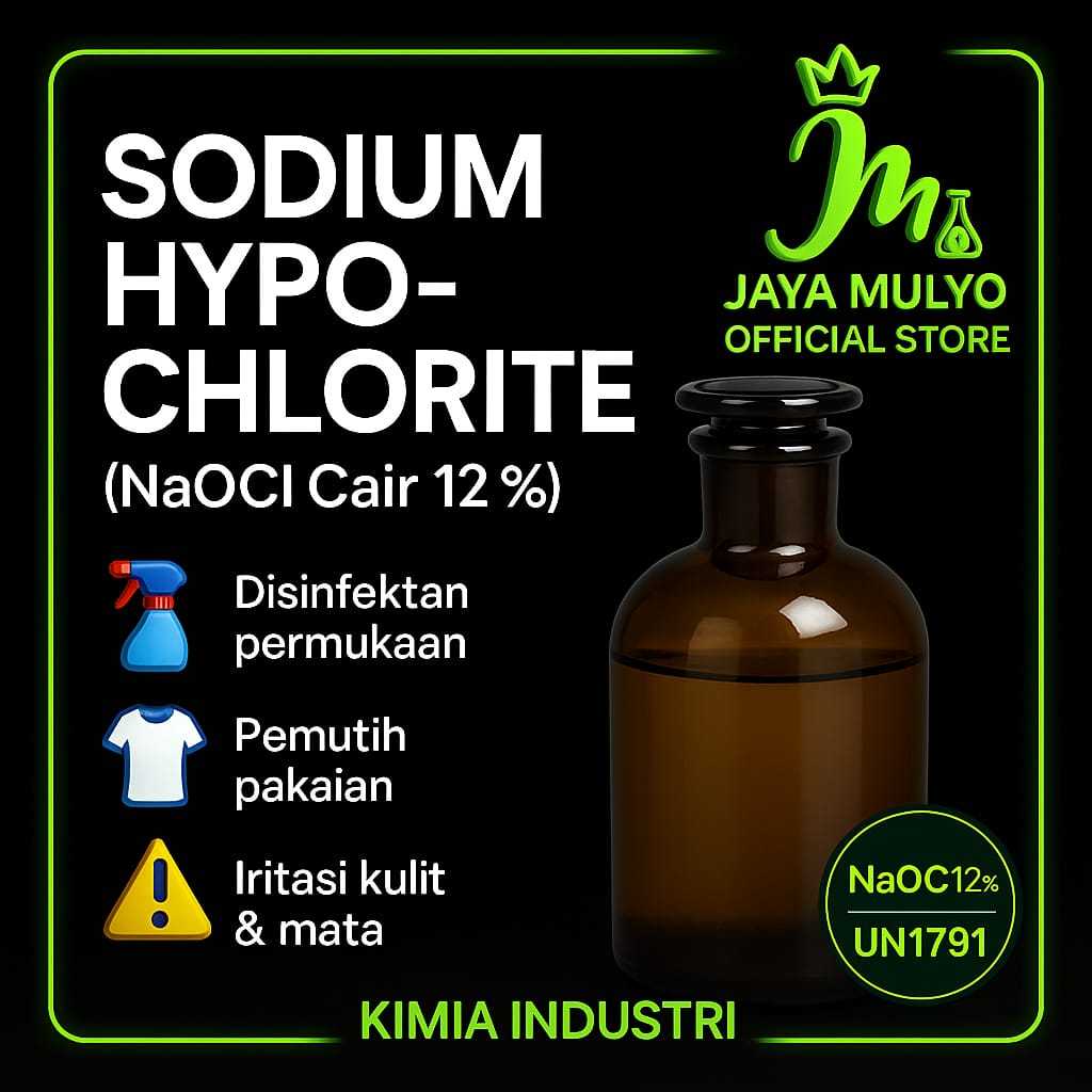Sodium Hypocloride 1kg / Klorin Cair 12%