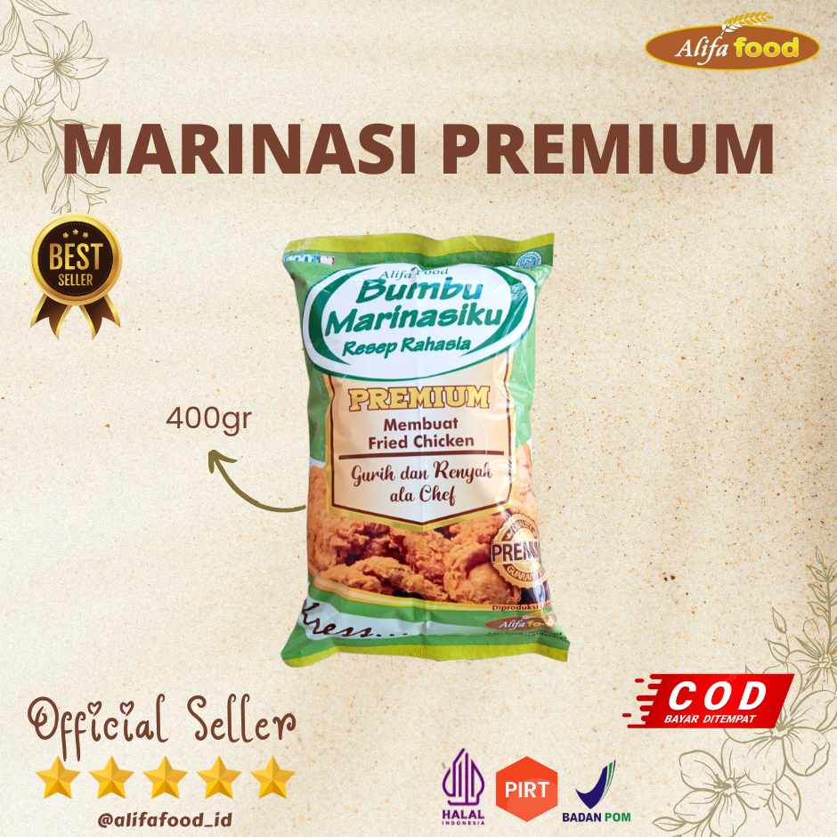 

ALIFA FOOD - Bumbu Marinasi Premium, Bumbu Marinasi Special, 400gr