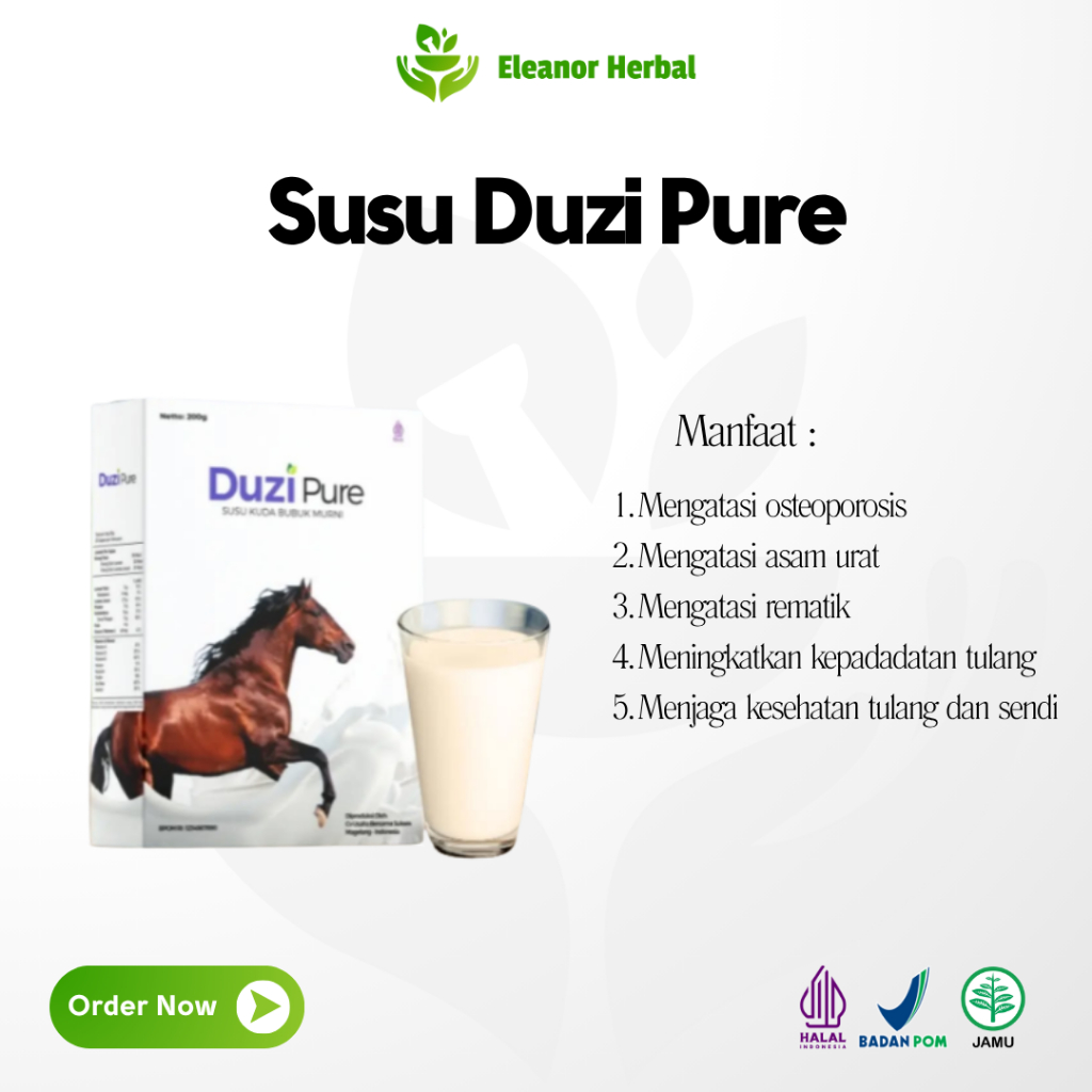 

Susu Kuda Murni Mengatasi Nyeri Tulang Sendi Asam Urat Susu Duzi Pure
