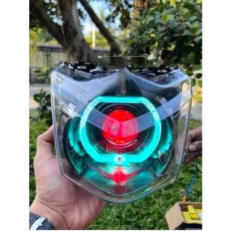 REFLEKTOR LAMPU DEPAN BILED BEAT KARBU SUPER TERANG