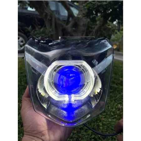 FULLSET REFLEKTOR LAMPU DEPAN BEAT KARBU SUPER TERANG
