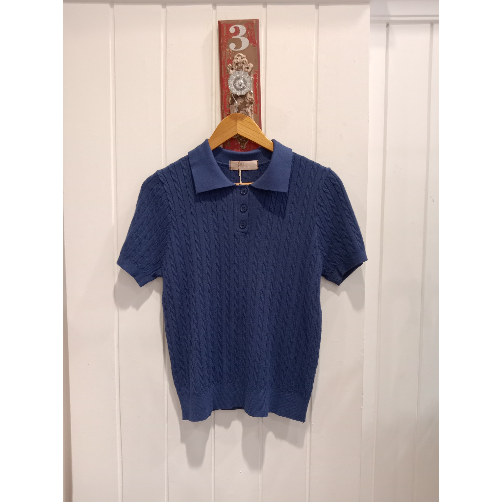 CABLE KNIT POLO SA