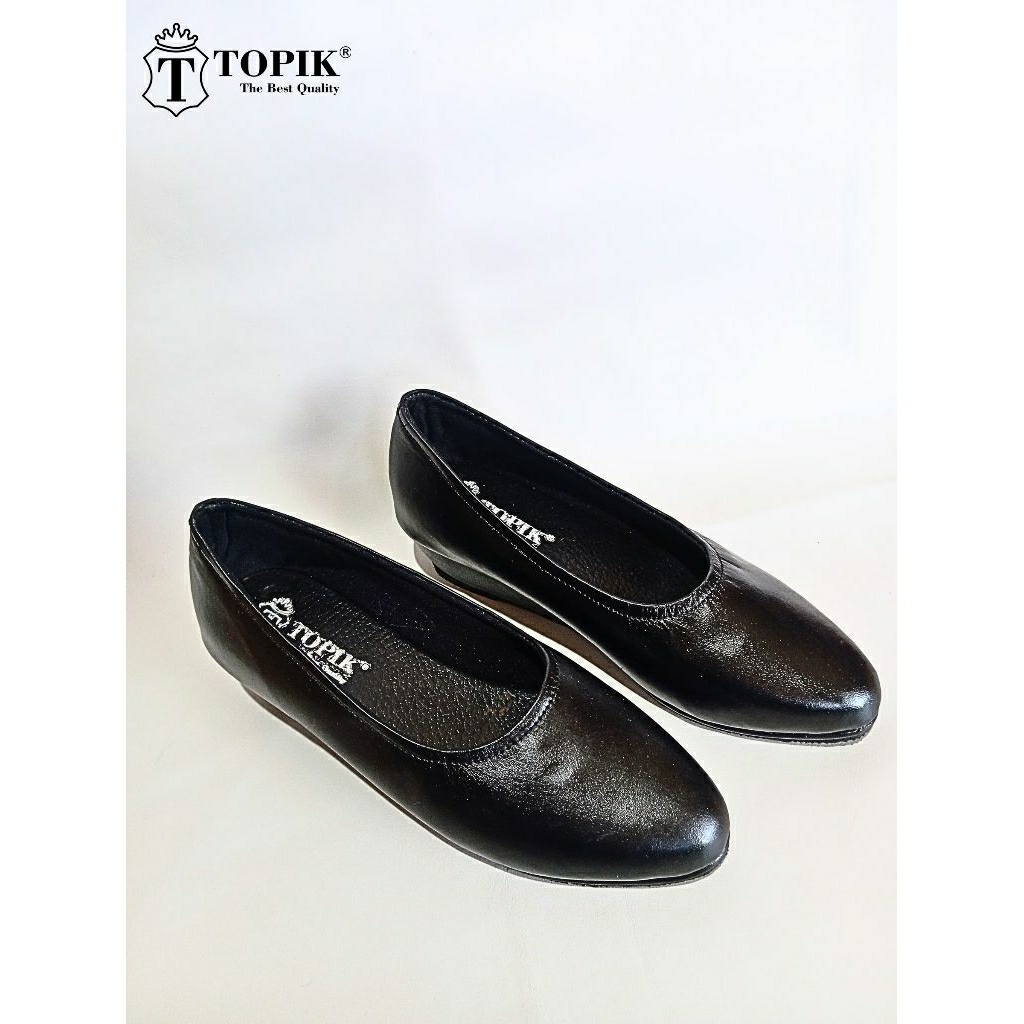 TOPIK - Sepatu Pantofel Wanita Heels 3 cm  Kulit Asli | Sepatu Formal | Sepatu Kerja