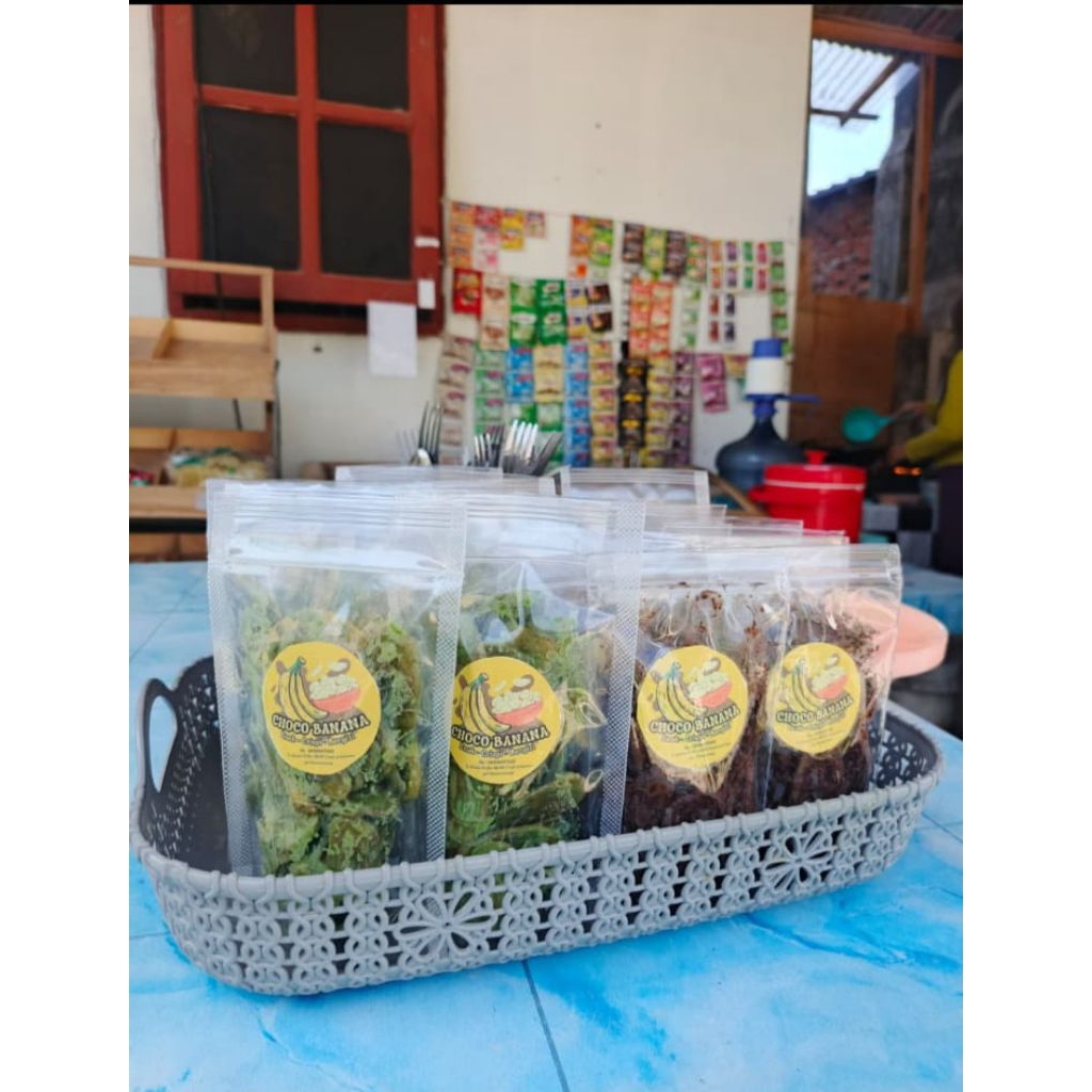 

coklat pisang krispy