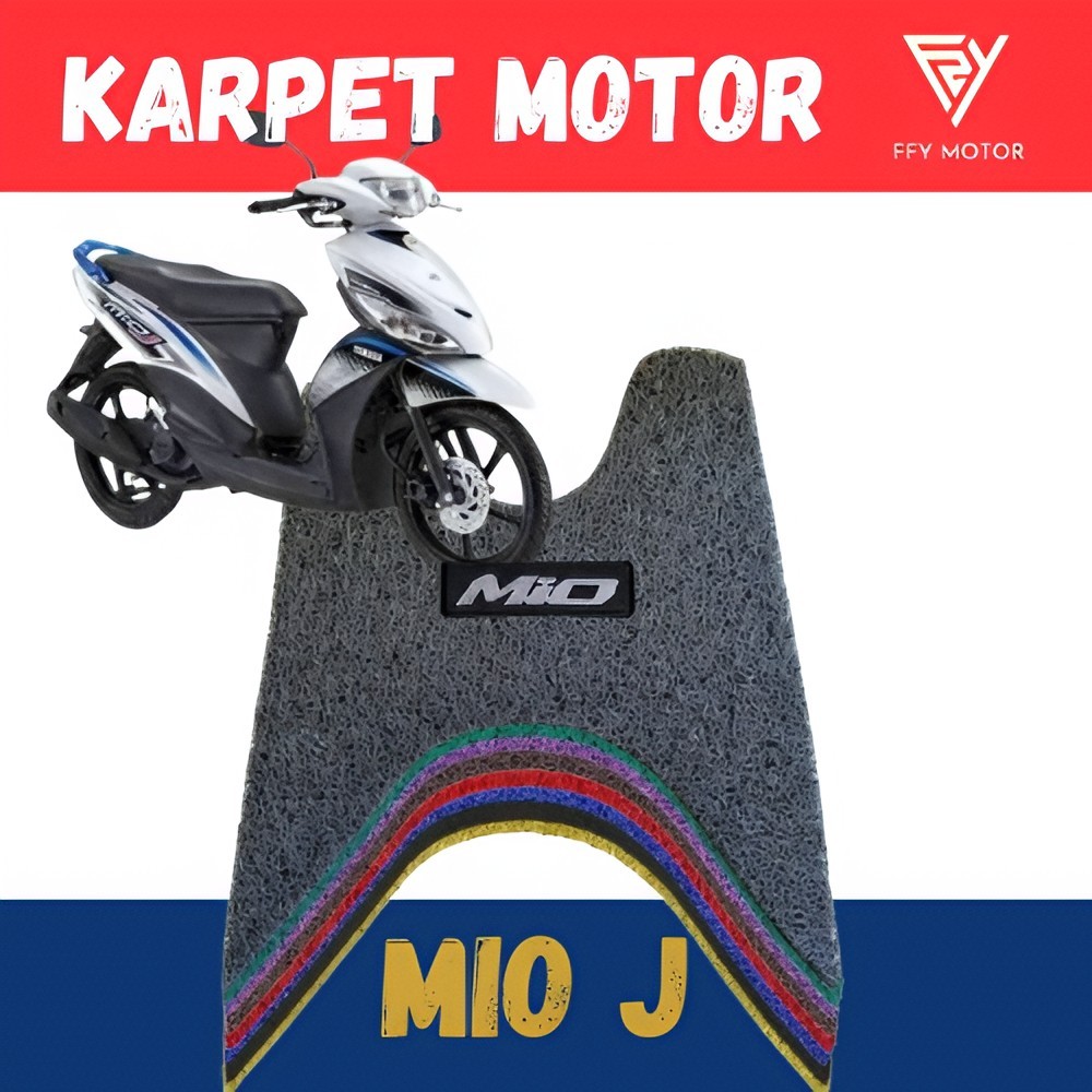 Karpet Motor  Mio J,  Karpet Mie Mio , Pijakan kaki Mio, Alas Kaki Mio