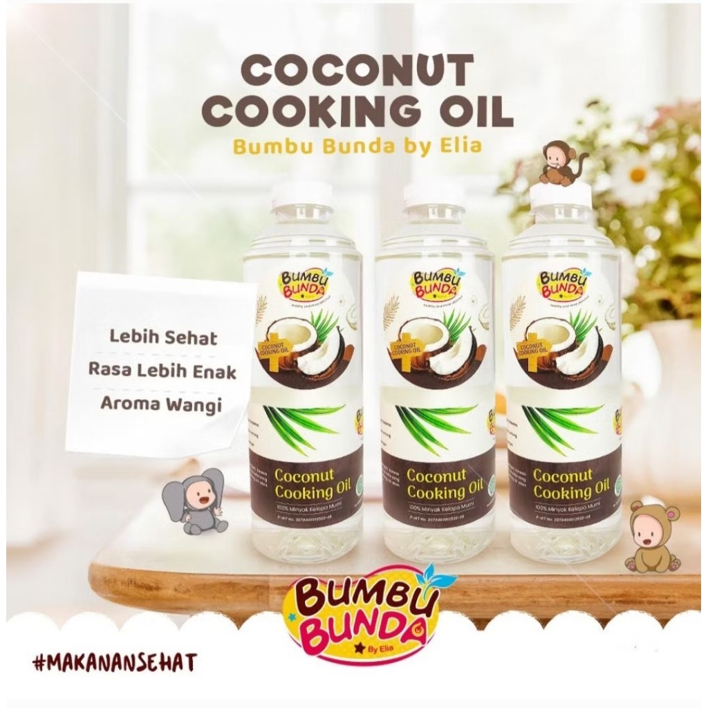 

Coconut oil bumbu bunda elia 500gr